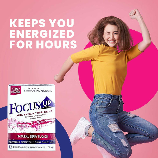 FocusUP® - The "Pure-Energy Think-Drink"
