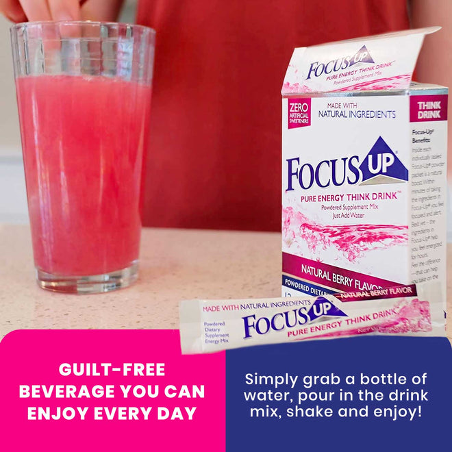 FocusUP® - The "Pure-Energy Think-Drink"
