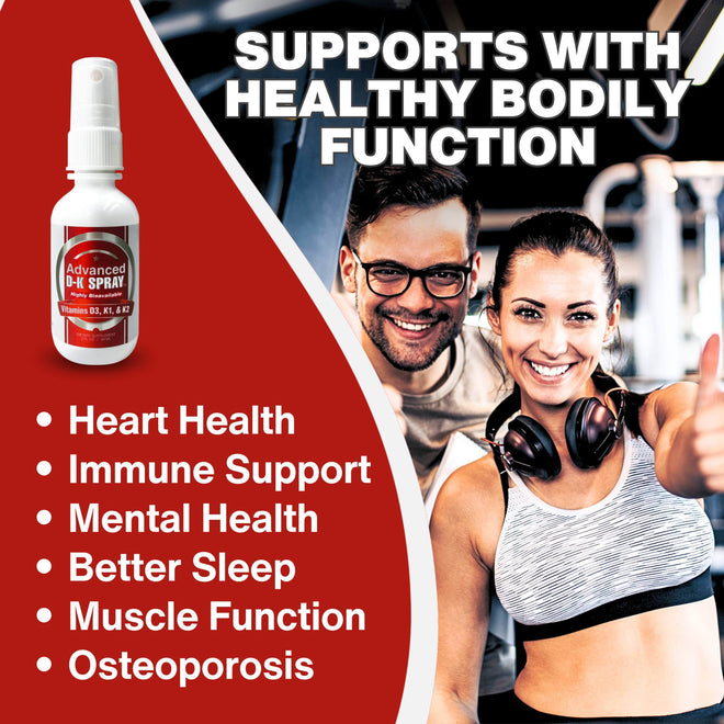 CCL Advanced Vitamin D3 & K2 Spray™ | Bone, Heart, and Mood Support