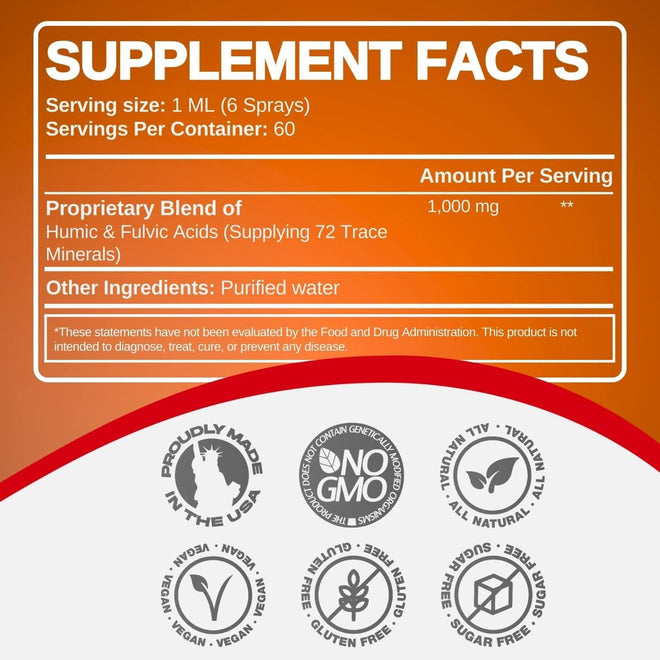 CCL Advanced Fulvic Acid™ | Over 72 Trace Minerals and Nutrients