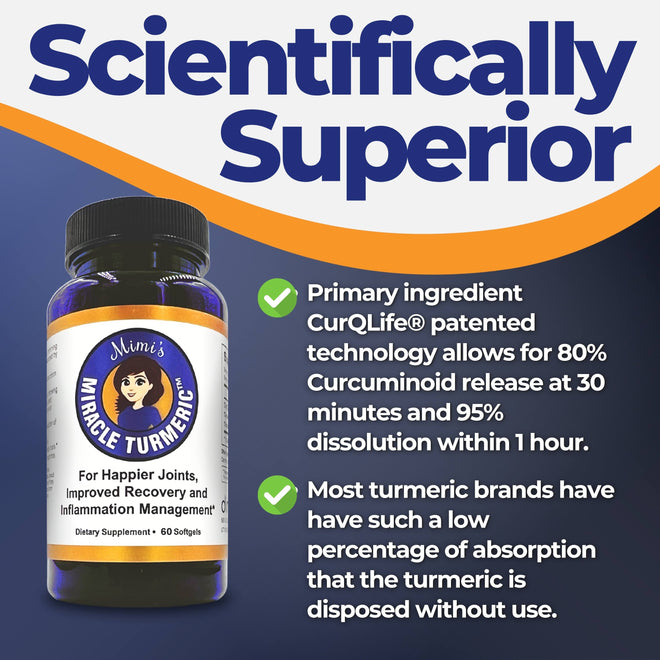 Mimi's Miracle Turmeric - Scientifically Superior