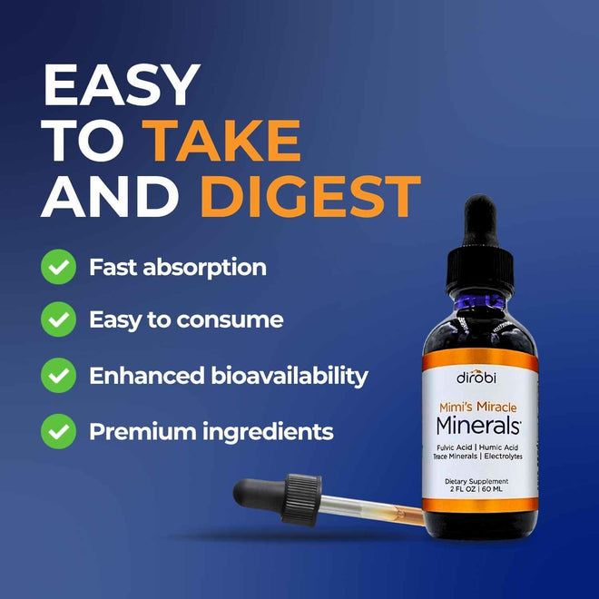 Mimi's Miracle Minerals™ — Fulvic Acid & 72+ Trace Minerals