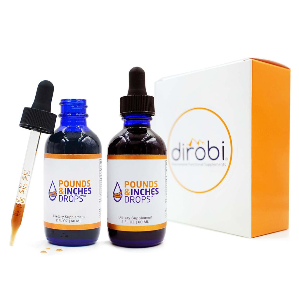 Dirobi Supplement Pounds and Inches Drops | Weight Management with Chromium GTF