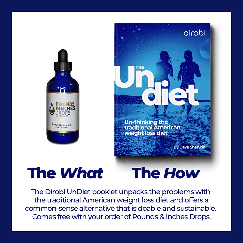 Dirobi Supplement Pounds and Inches Drops | Weight Management with Chromium GTF