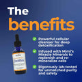Dirobi Detox and Mineral Supplement Mimi's Miracle Zeolites — Clinoptilolite Detox Drops