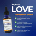 Dirobi Detox and Mineral Supplement Mimi's Miracle Zeolites — Clinoptilolite Detox Drops