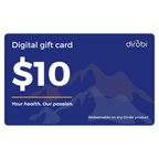 Dirobi digital gift card - available in $10, $25, $50 and $100 - never expires